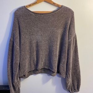 brown american eagle sweater